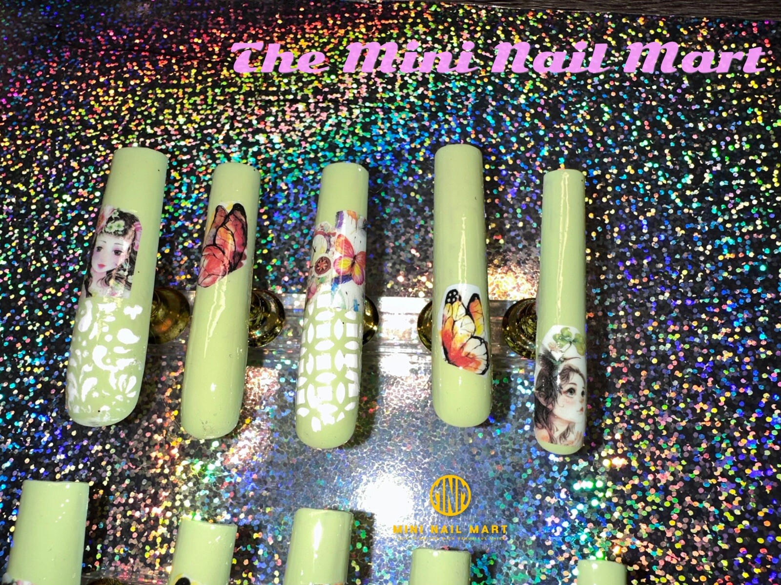 Handmade Custom Press on Nails 3XL Squared