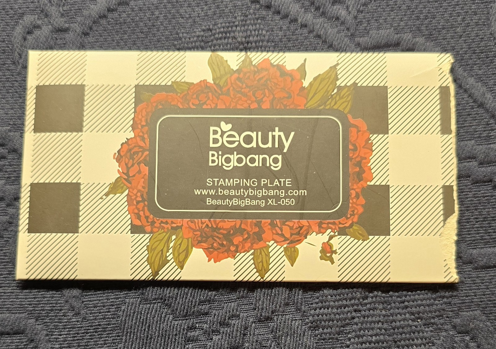 BeautyBigBang XL-050 Nail Stamp Plate Floral Flower Rose Stripe Plaid Summer HTF