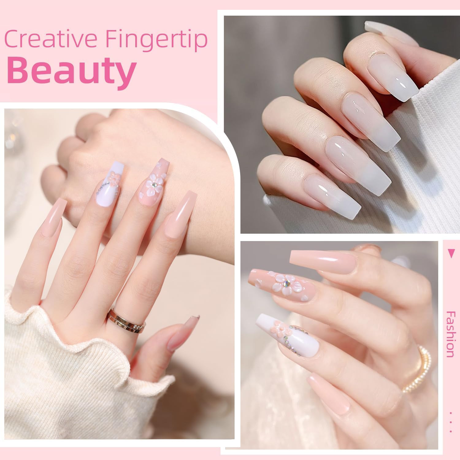 Acrylic Nail Kit with Drill and 12 Color Powder for Beginners | Home Salon Set I