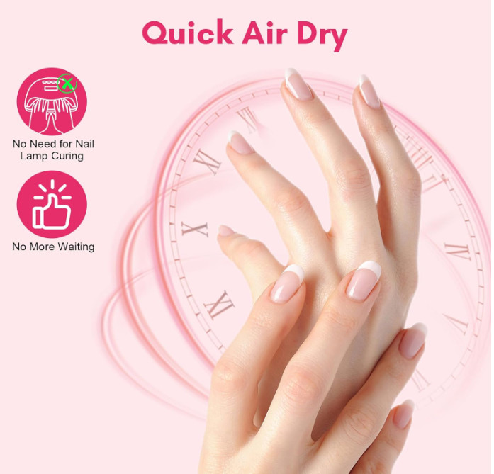 Makartt Super Strong Nail Glue Brush-On, Long-Lasting for Press-On Acrylic Nails