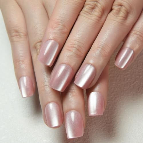 30Pcs – Short Square Nude Pink Cat Eye – Extra 30 Ounce – Pack of 1