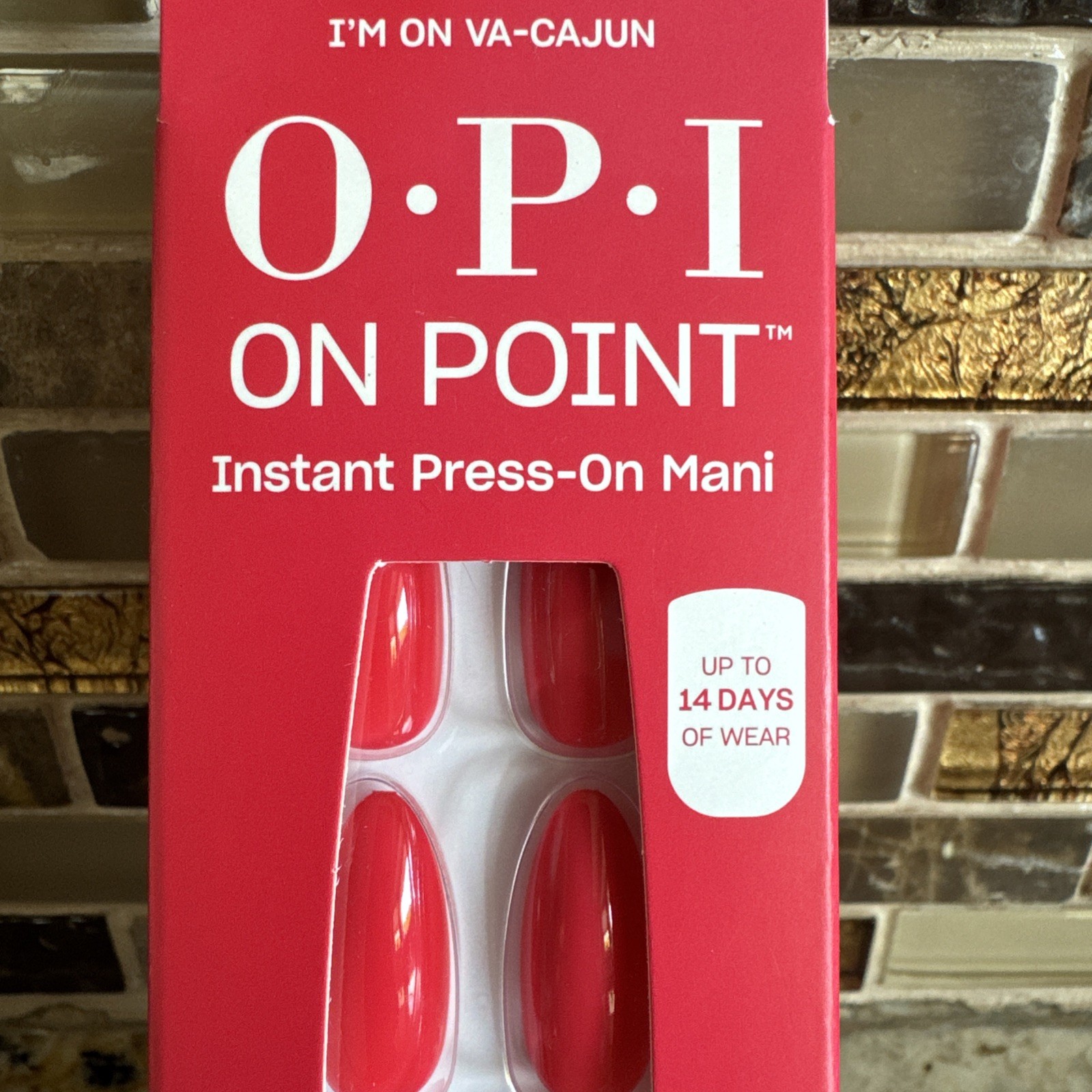 New OPI On Point Instant Press-On Mani Coral ~ I’m On Va~Cajun Vacation 24 Nails