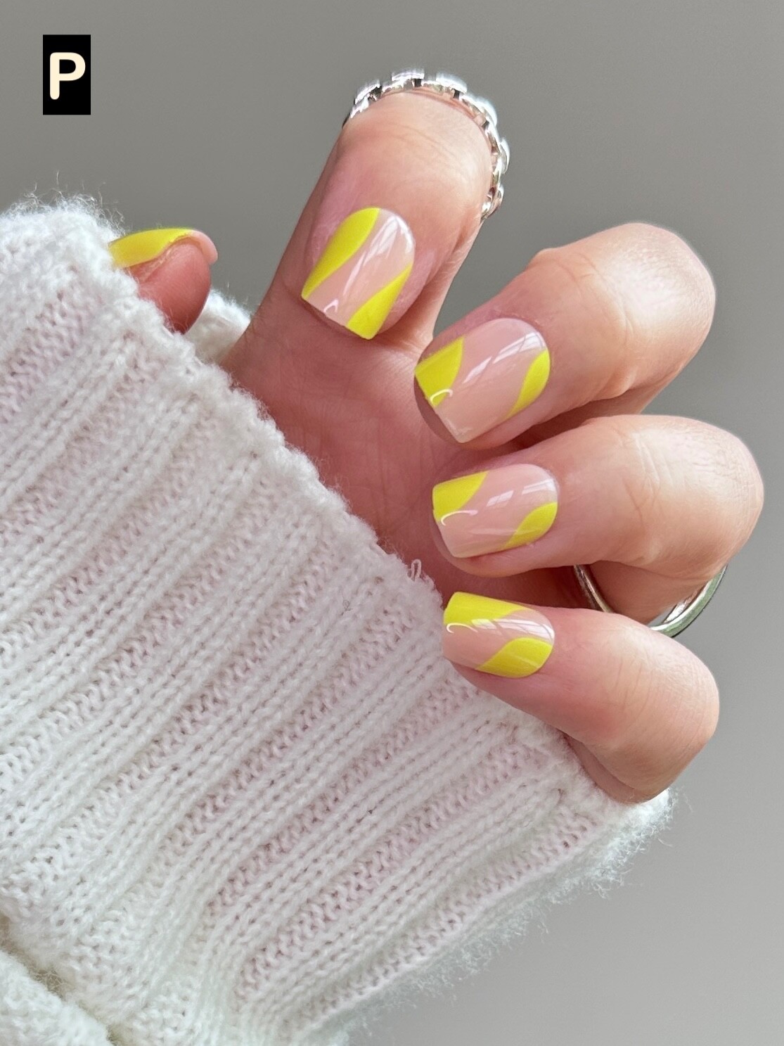 12 Boxes Flower Star French Tip Long/Mid/Short Square Press On Nails (Wholesale)