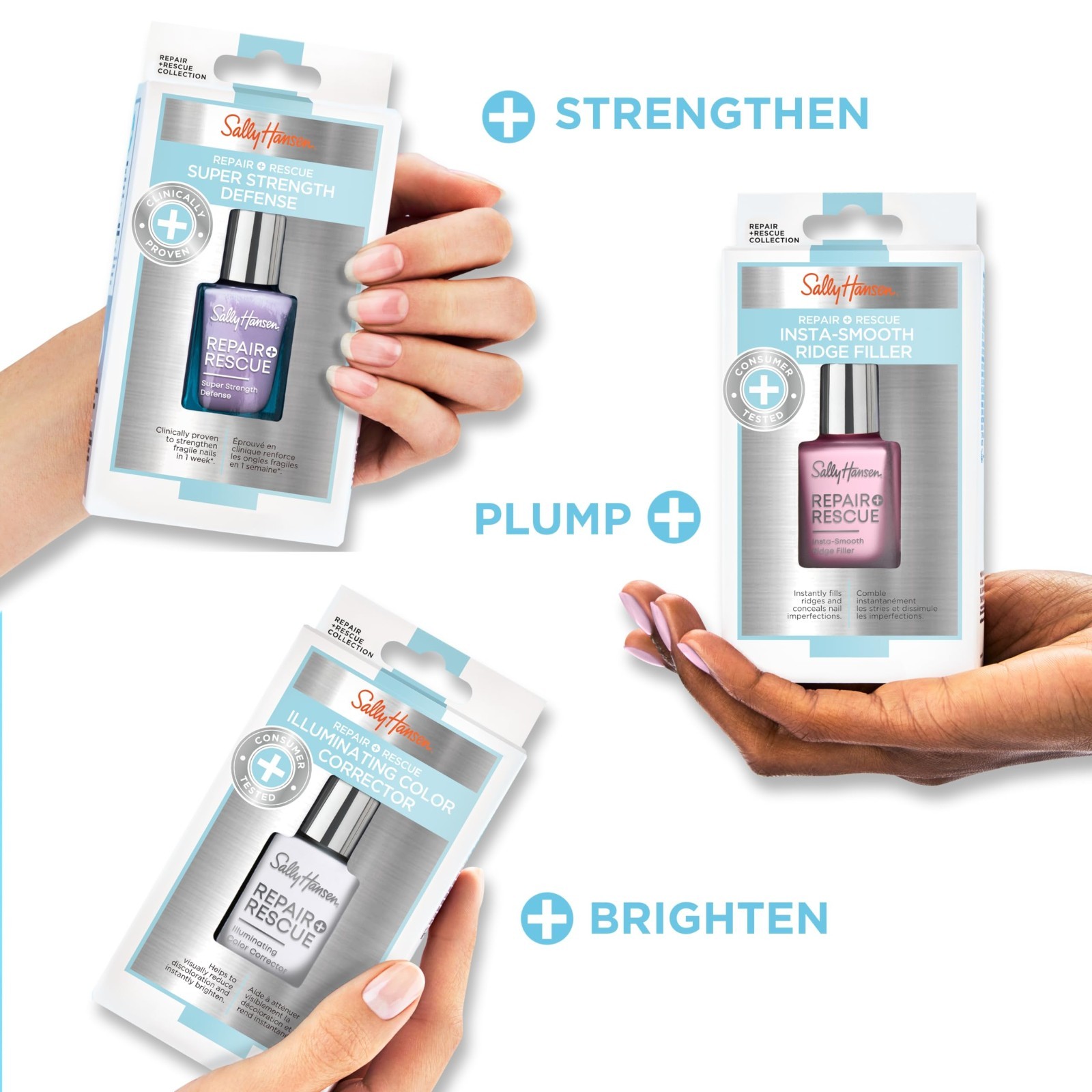 Nail Strengthener Treatment for Weak Nails – Super Strength Repair & Rescue, Fas