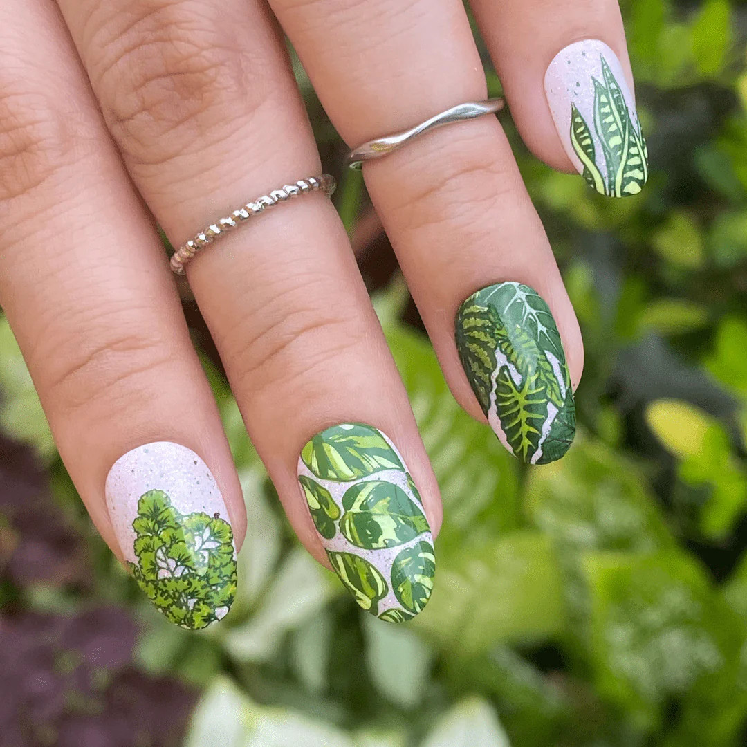 Plant Lover: Lush Living (MXM086) – Nail Stamping Plate