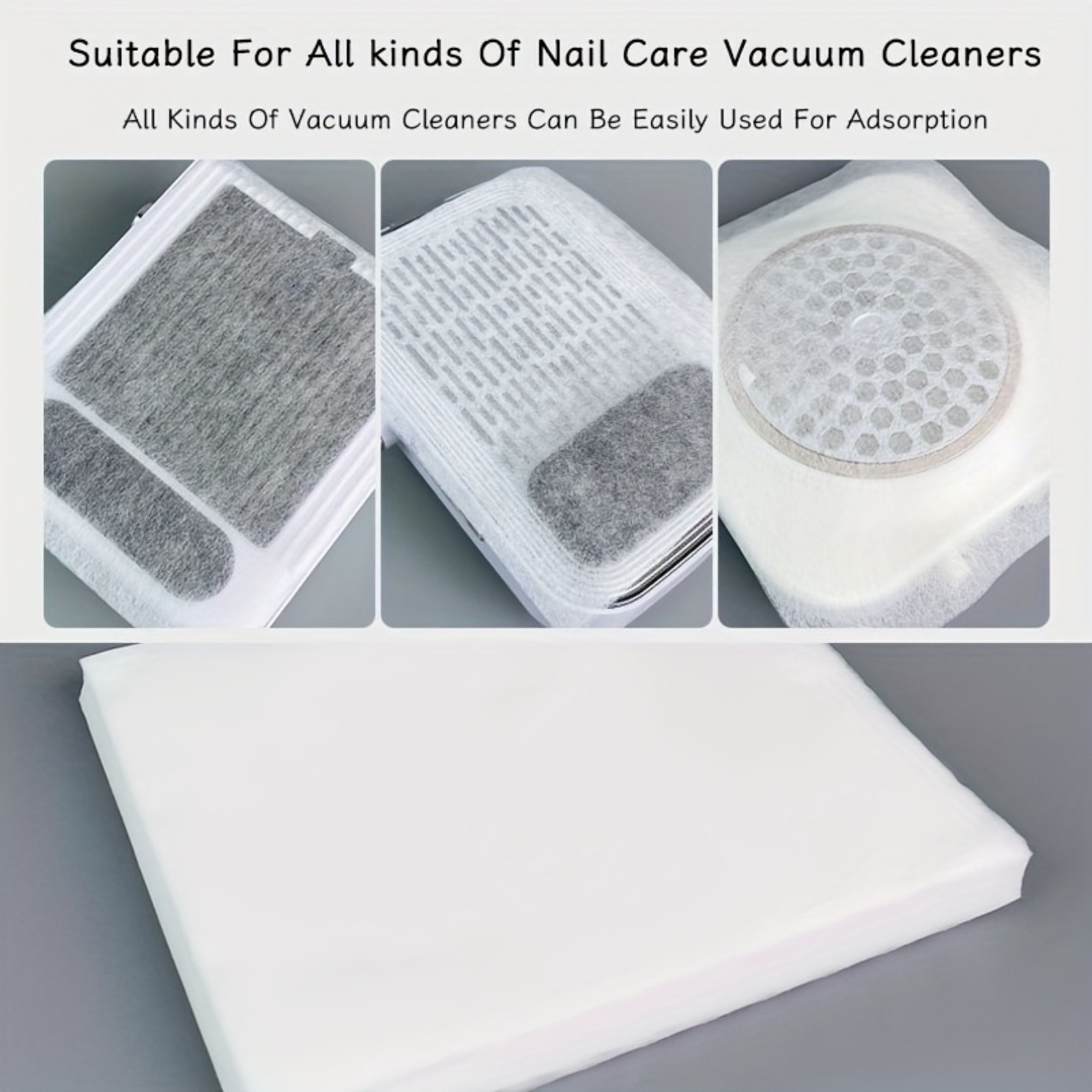 Disposable Non Woven High Density No Fiber Shedding Nail Art Vacuum Cleaner