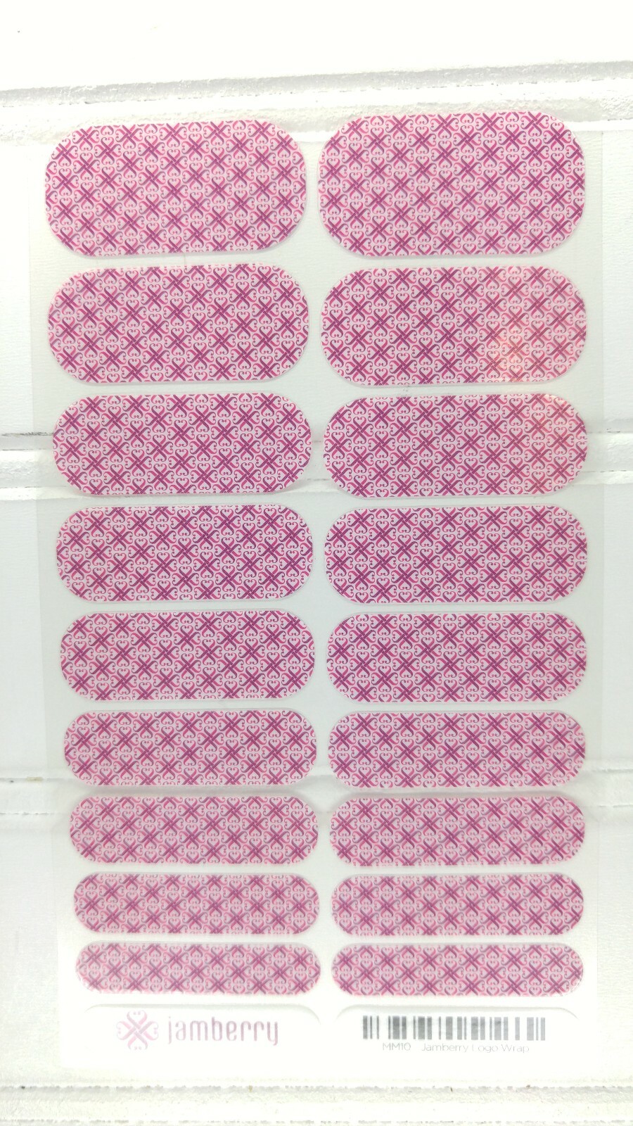 Jamberry nail wraps – FULL sheet – Jamberry Logo Wrap.