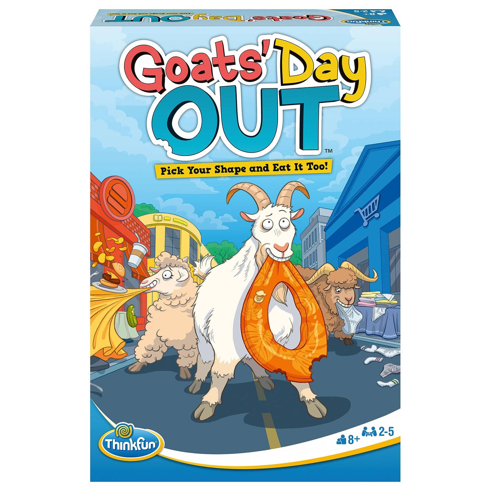 ThinkFun Goats’ Day Out: A Hilarious 0.1 x 9.8 x 6.7 inches, Multicolor