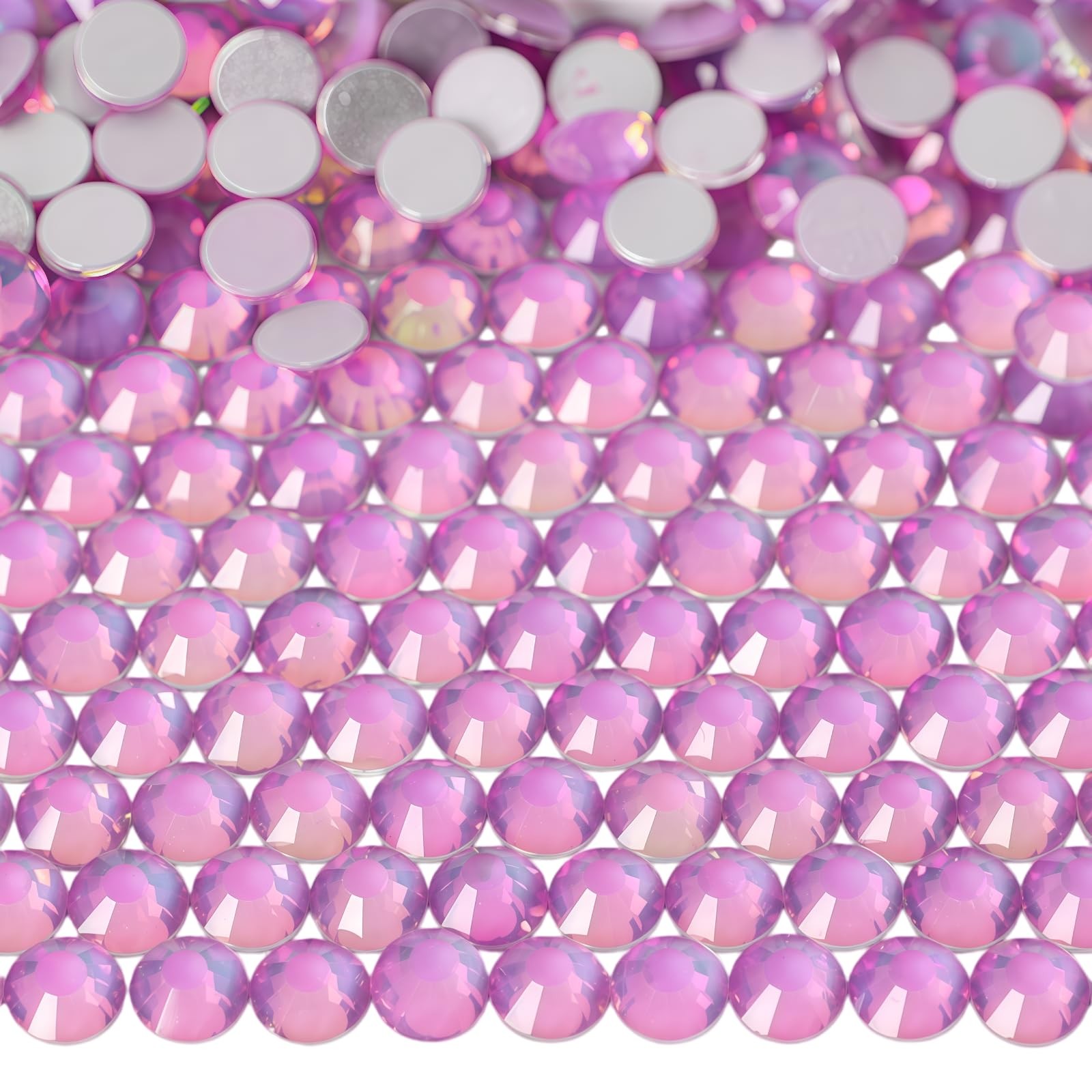 Diamonland Flatback Glass Crystal Rhinestones Rounds Gems for Bedazzling Nail…