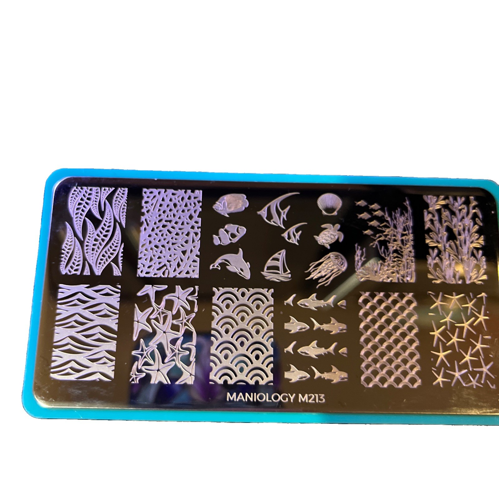 Maniology Nail Stamping Plates – Ocean Lot 2 M388, M104, M213