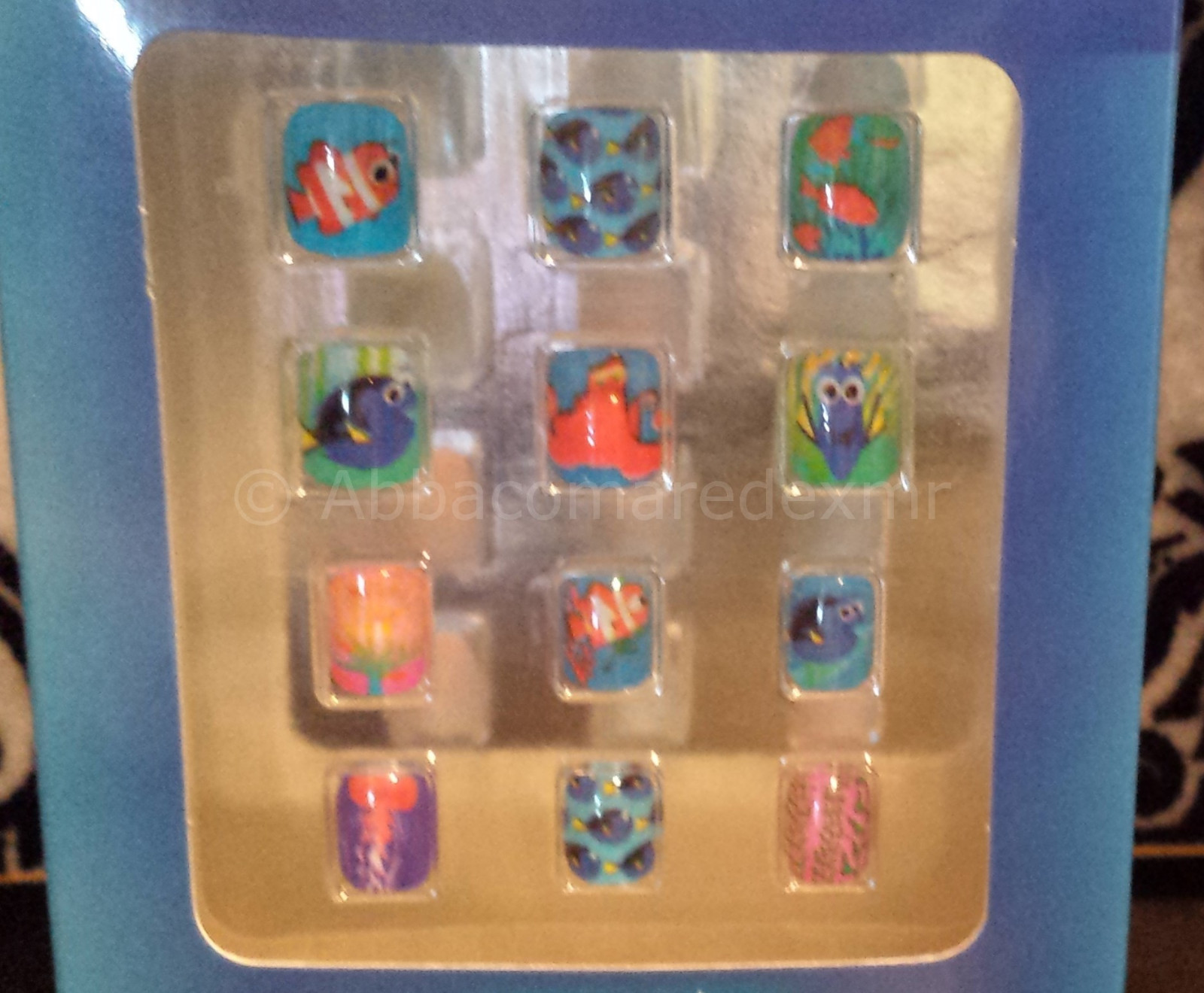 (2) Children’s Press On Artificial Nails 12 Count – Disney Pixar Finding Dory