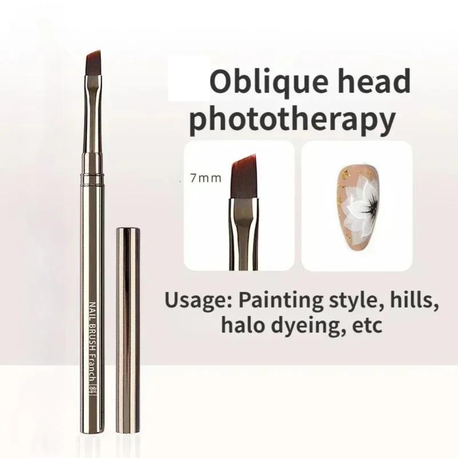 Painting Liner Brush Gel Polish Precision Nail Art Thin Drawing Pen 6/9/12/18mm