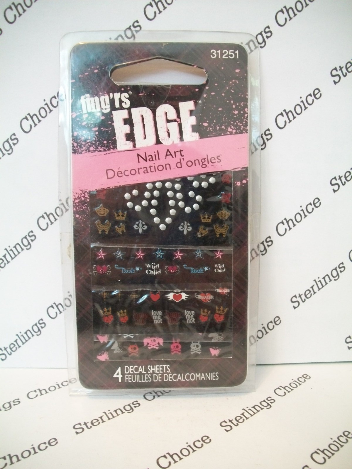Fing’rs Edge Nail Art Decals #31251