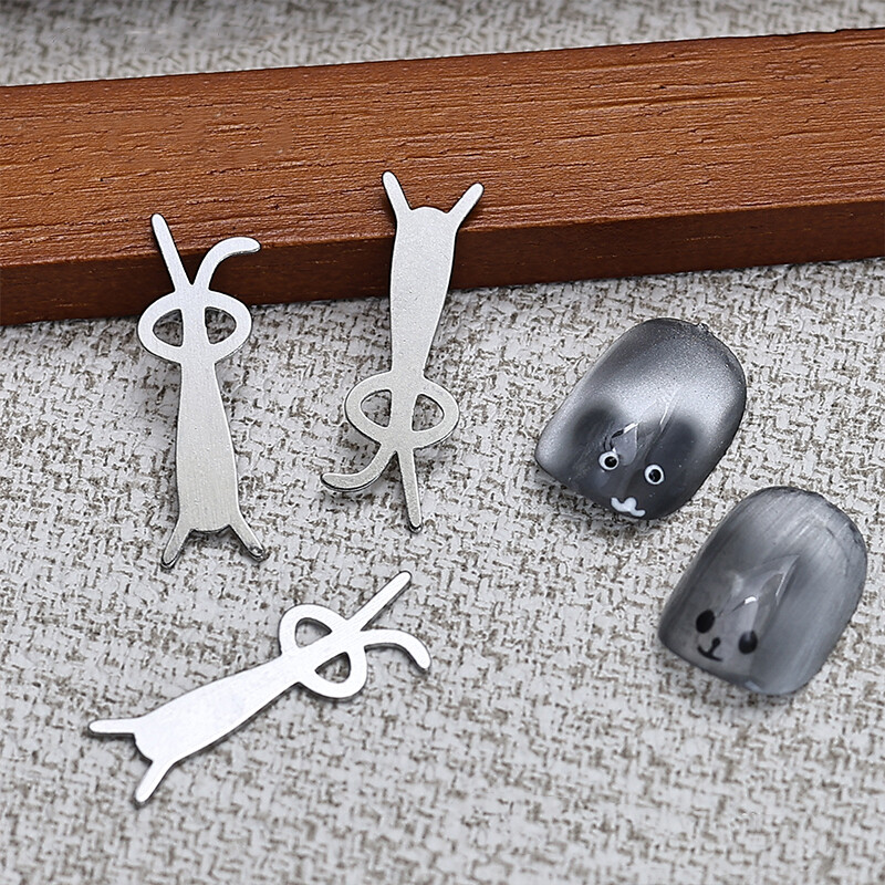 Nail Art Styling Wire Rabbit Bear Cat Eye Magnet Stick Tools For Polish Effects