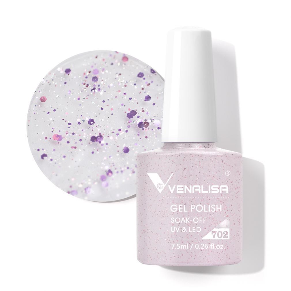 VENALISA Elegance Starts Here GEL NAILS SYSTEM – 12-Piece (701, 702, 58, 60)