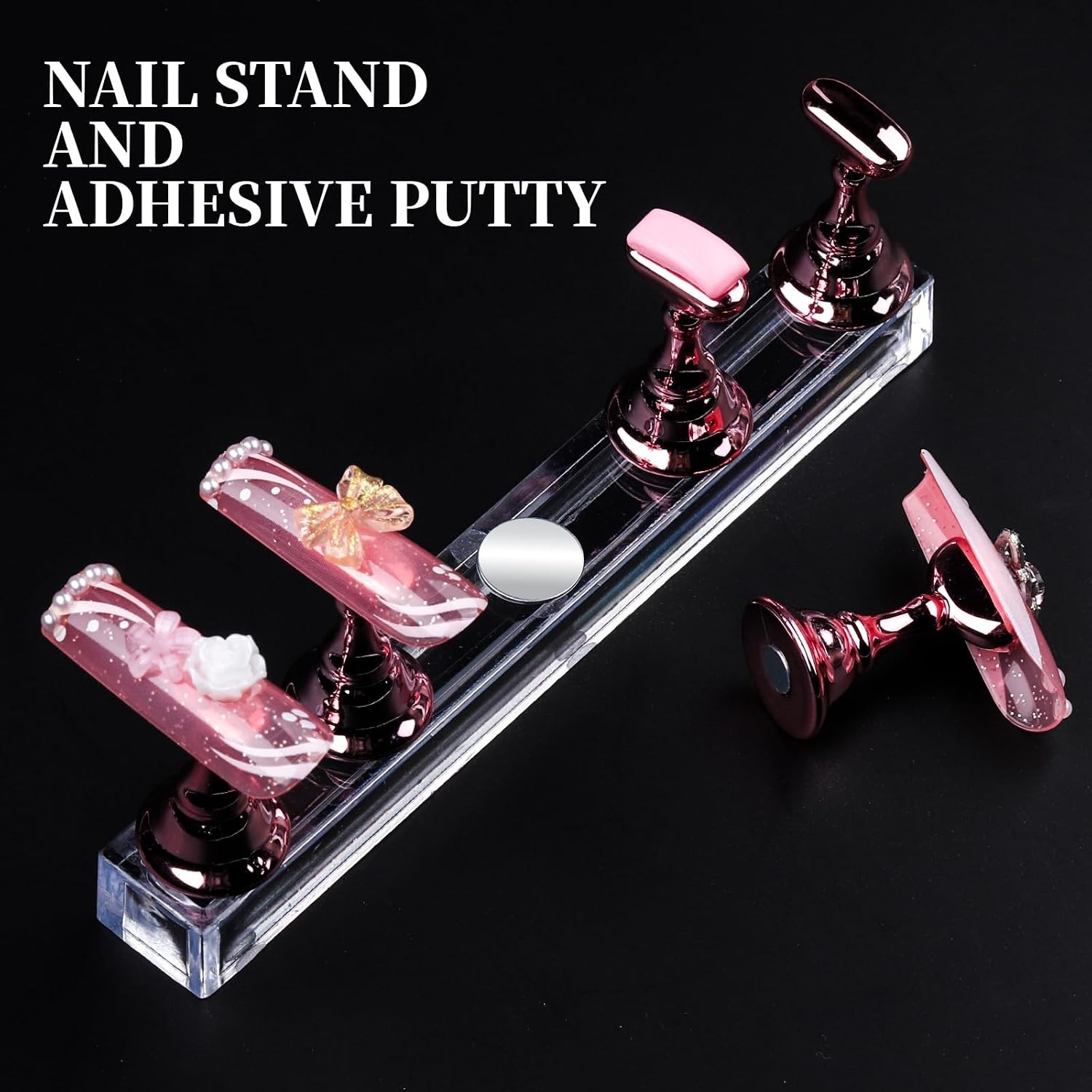 600 Pcs Clear Coffin Nail Tips, Acrylic Nail Kit, Clear Press On Nails, Long …