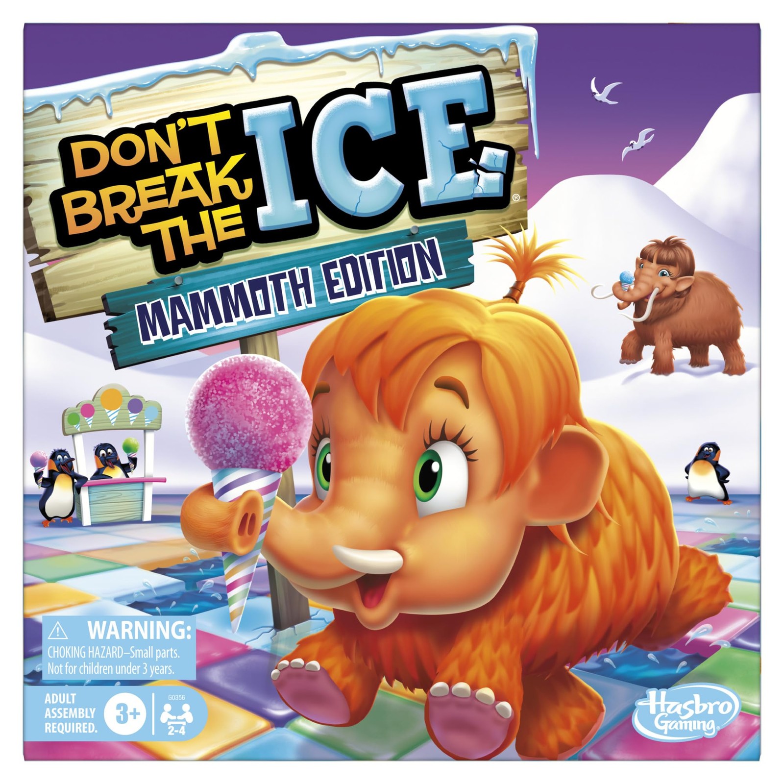 Hasbro Gaming Don’t Break The Ice 53.3 cm x 54.6 x 0.1 cm, Not Applicable