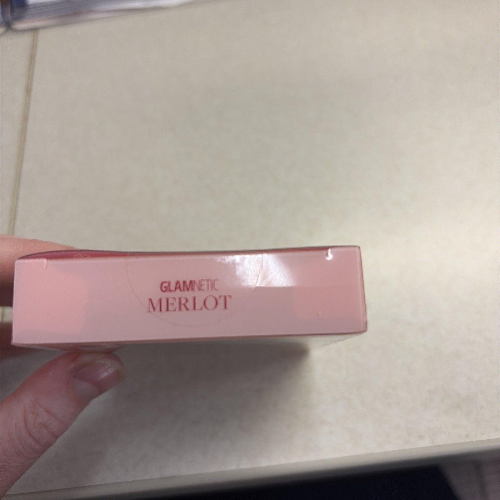 Glamnetic Press On Nails, Short Almond, Merlot, NIB