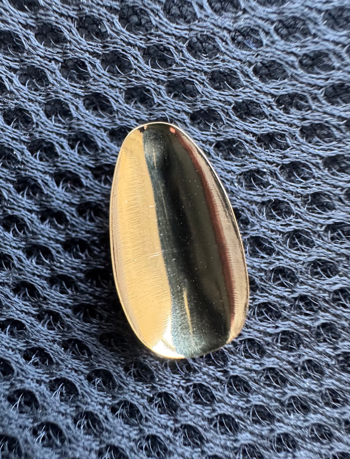 VTG 1980s Gold Source Deco-Style Marcasite-like Decorated Press-on Finger Nail