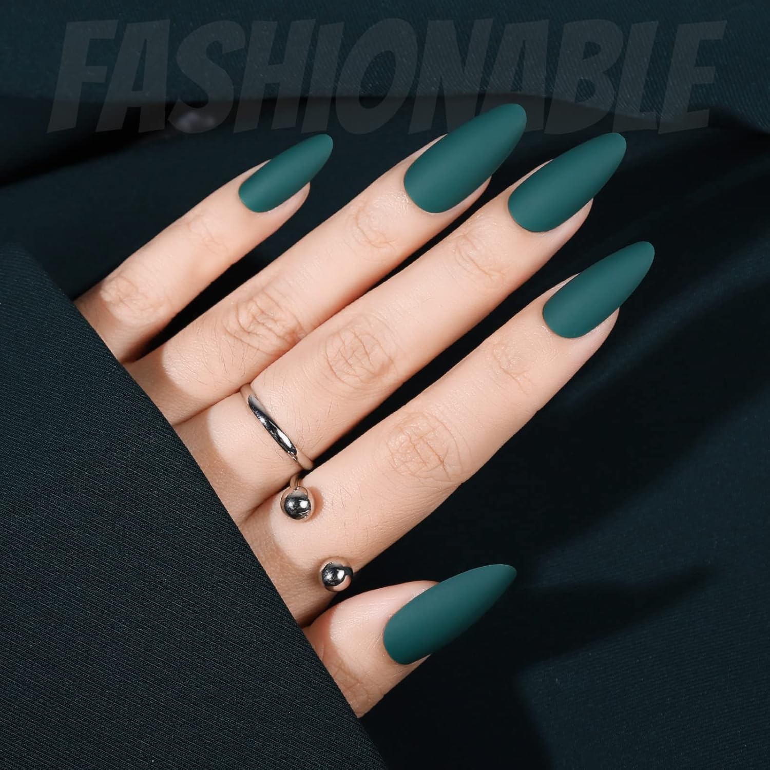 FANDAMEI Press on Nails, 12 Packs 288PCS Matte 12Packs Classic Color Glossy