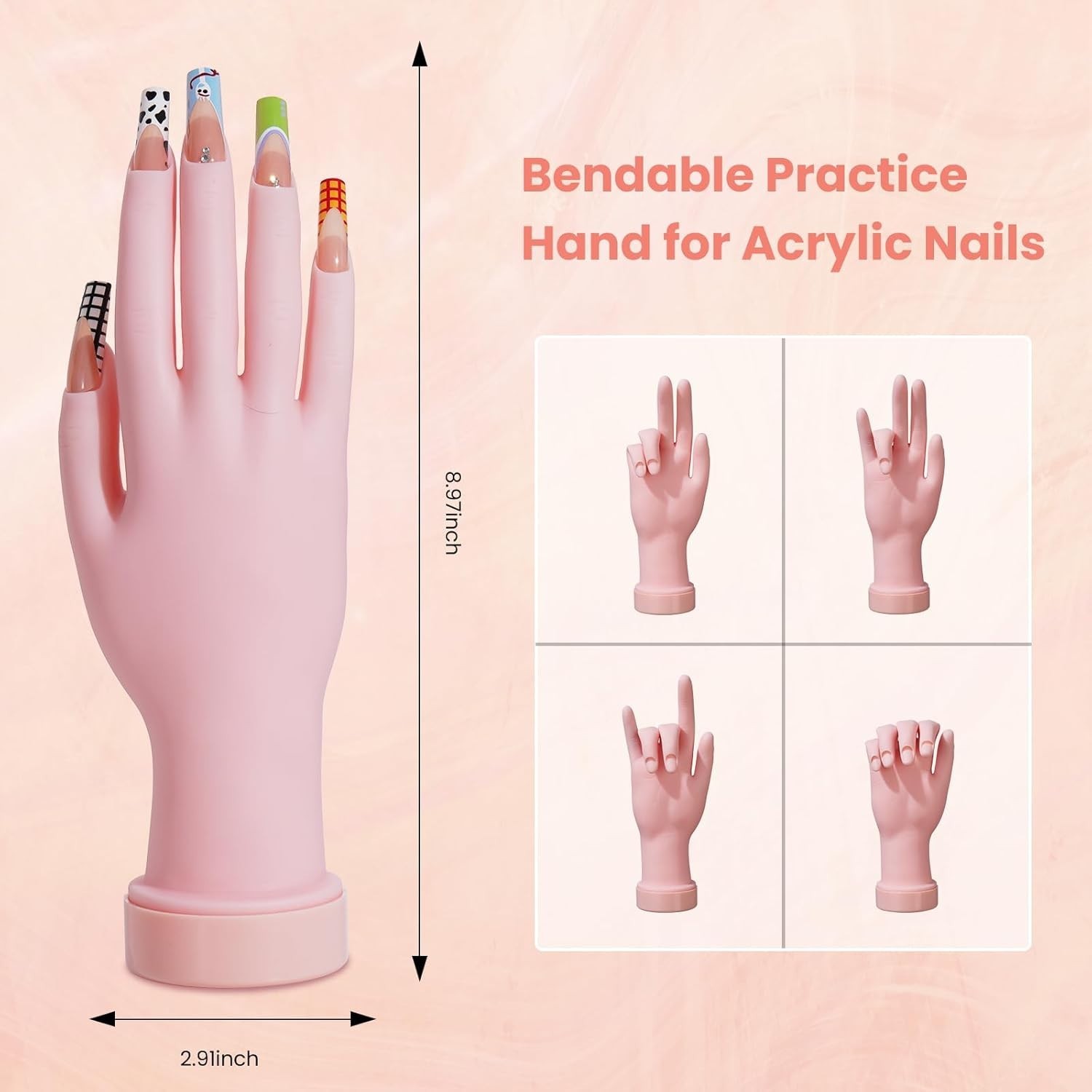 Acrylic Nail Set Professional Powder Drill Liquid Starter Kits Gift Bag Women