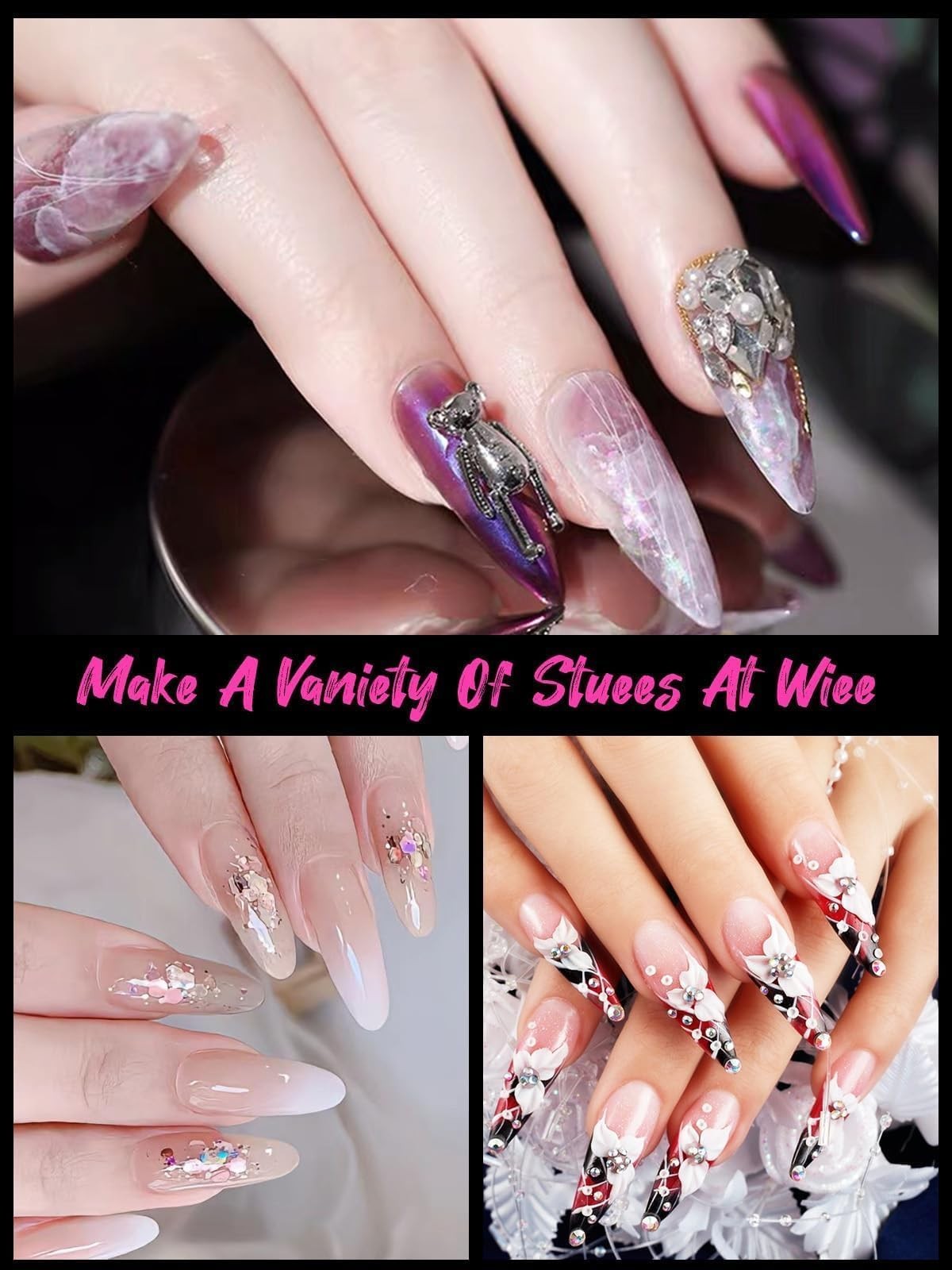 Dual Nail Forms for Poly Extension Gel 120 PCS