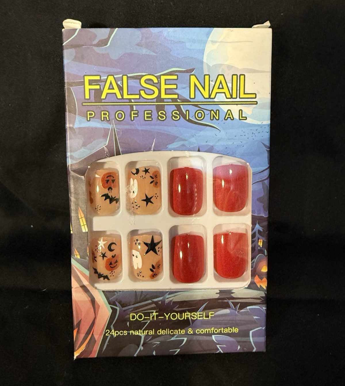 3-Pack Holiday Press-On Nails – Valentine’s, Halloween & Christmas Designs