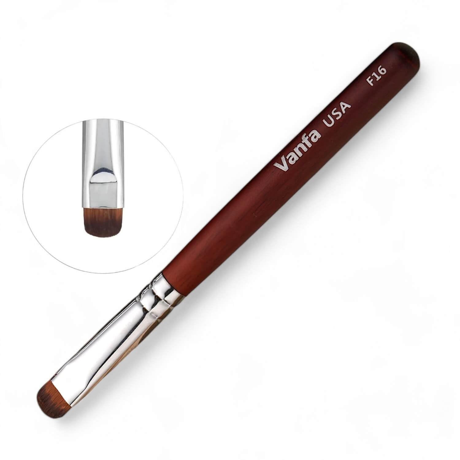 French Brush for Nails, Clean up brush for Gel Nail Polish F16