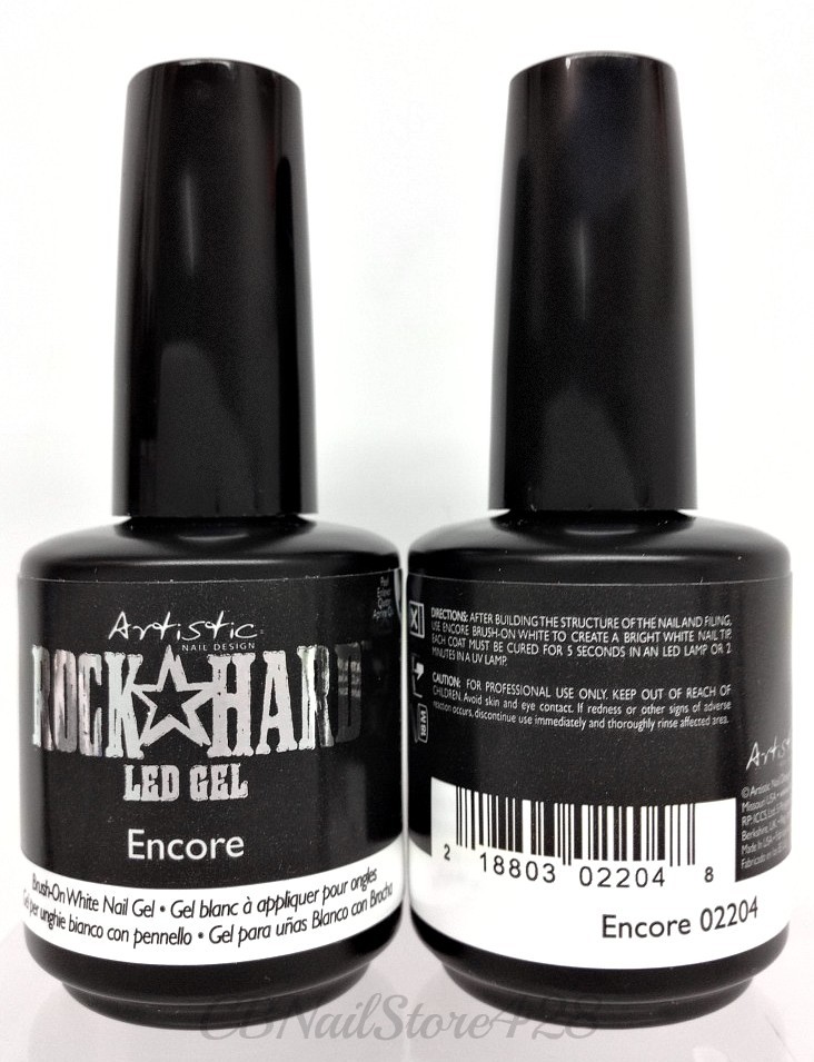 Artistic – ROCK HARD LED GEL – CHOOSE ANY KIND – Nail Gloss – Fast Shipping