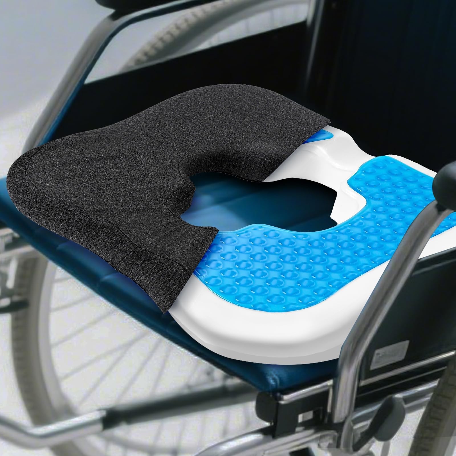 Bed Sore Cushion for buff & Wheelchair Cushion for Bedsores Prevention – Pain…