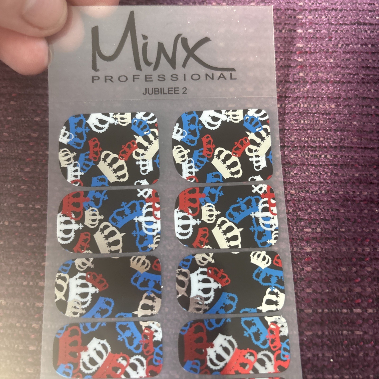 CND Minx Professional Nail Art Foils Wraps New Bundle X4 Hands Toes metallic