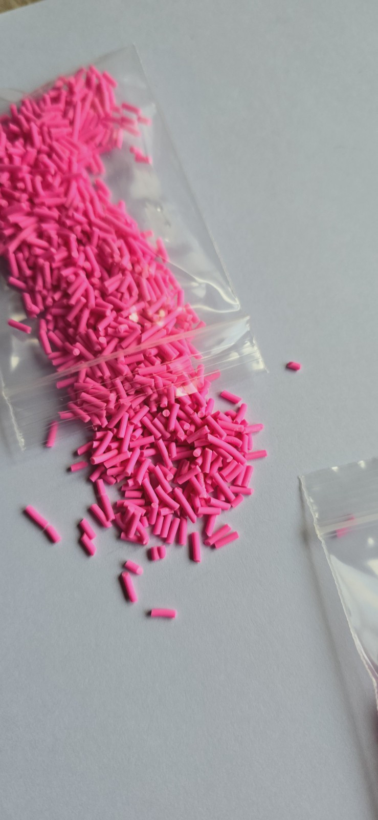 12g bag Pink Sprinkles clay for crafts resin art card makin