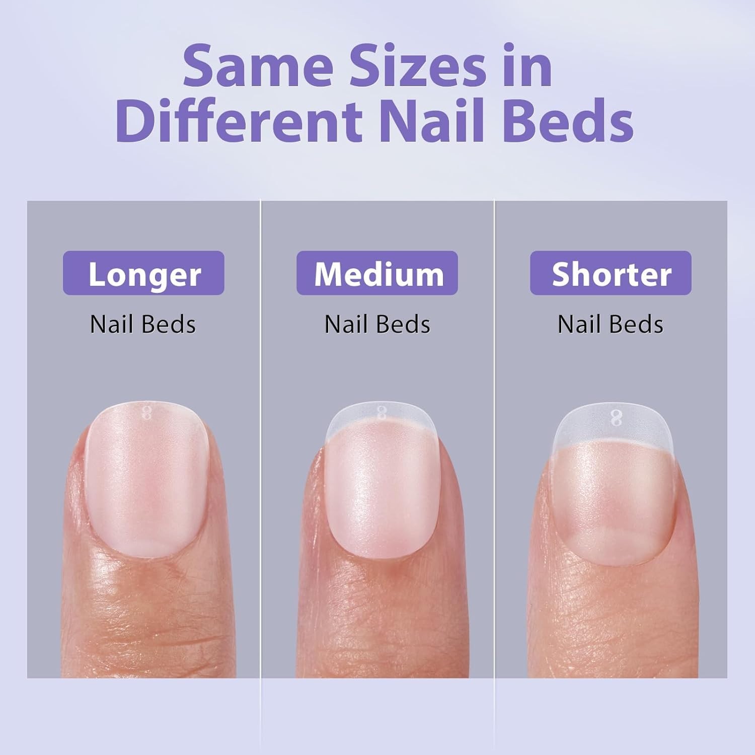 Clear Extra Short Squoval Nail Tips – 300 Full Cover Gel Enhancements for DIY