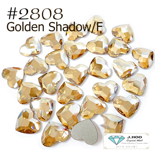 Swarovski 2808 Heart Flat Back 10mm(4pcs)
