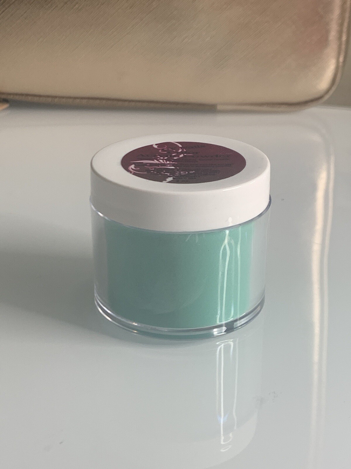 cv nails Light Green Acrylic 2oz Jar