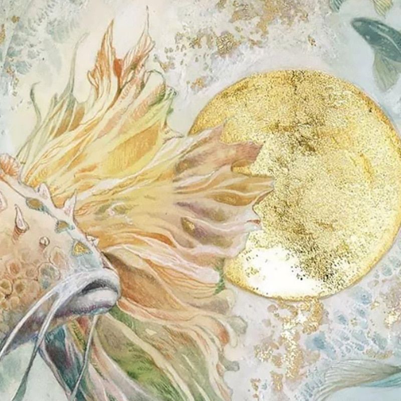 3/4/5/10g Shiny Gold Leaf Flakes Sequin Glitter Confetti For Painting / Nail Art