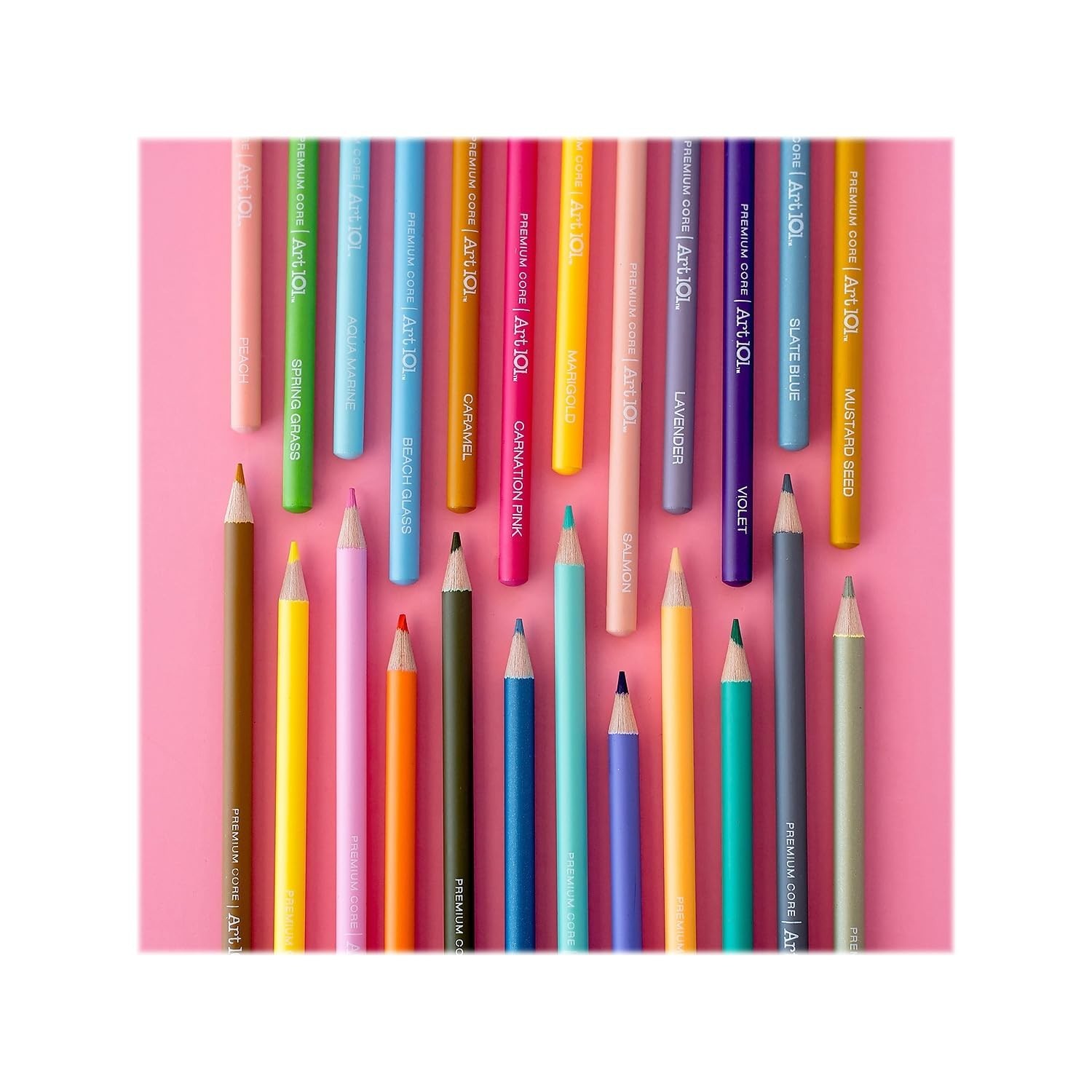 Art 101 Draw and Color Art Set, Assorted Colors, 106 Pieces (53106)