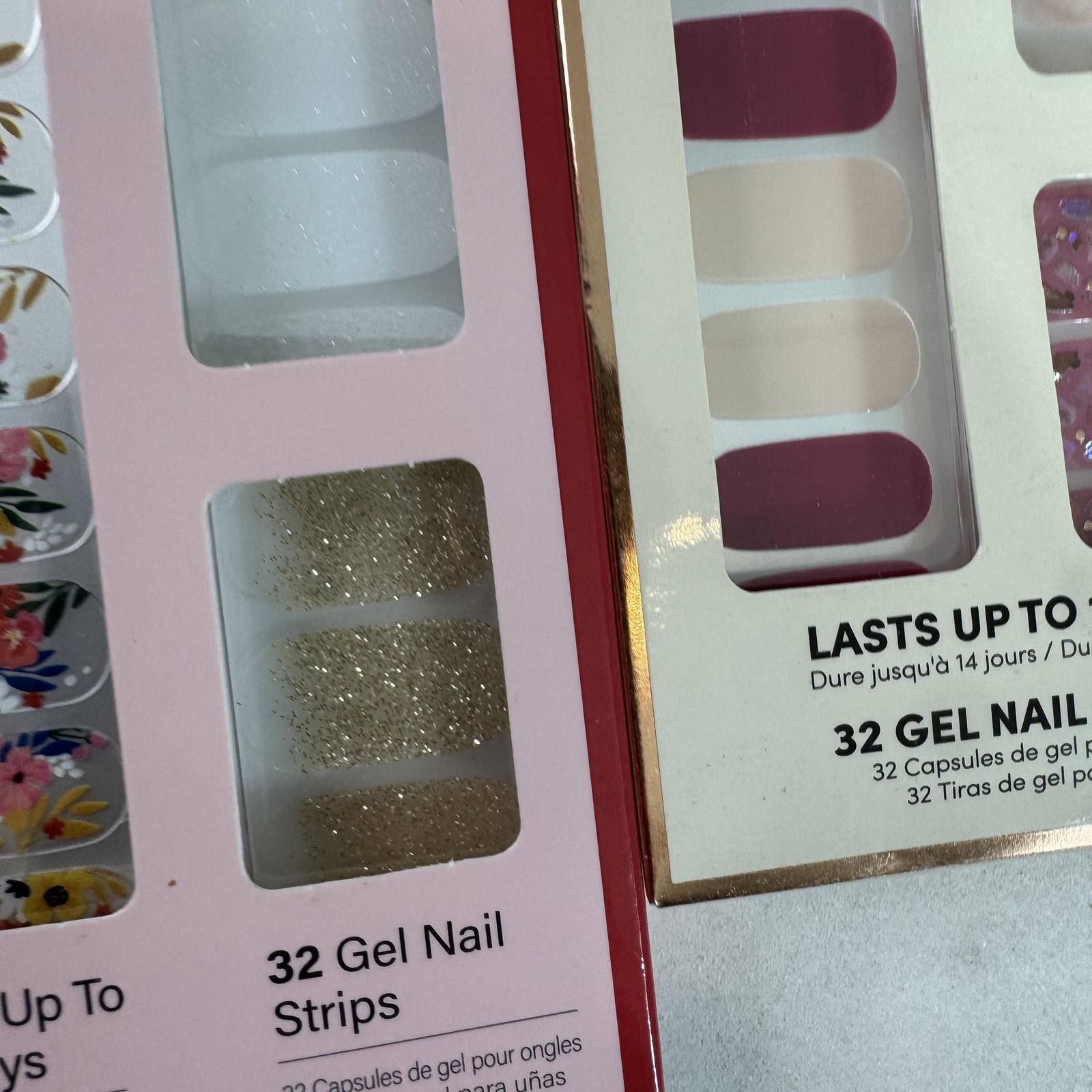 Dashing Diva Gloss Pink Gel Nail Strips 32 Ct 3 Pack Berry Bloodstone Wallflower