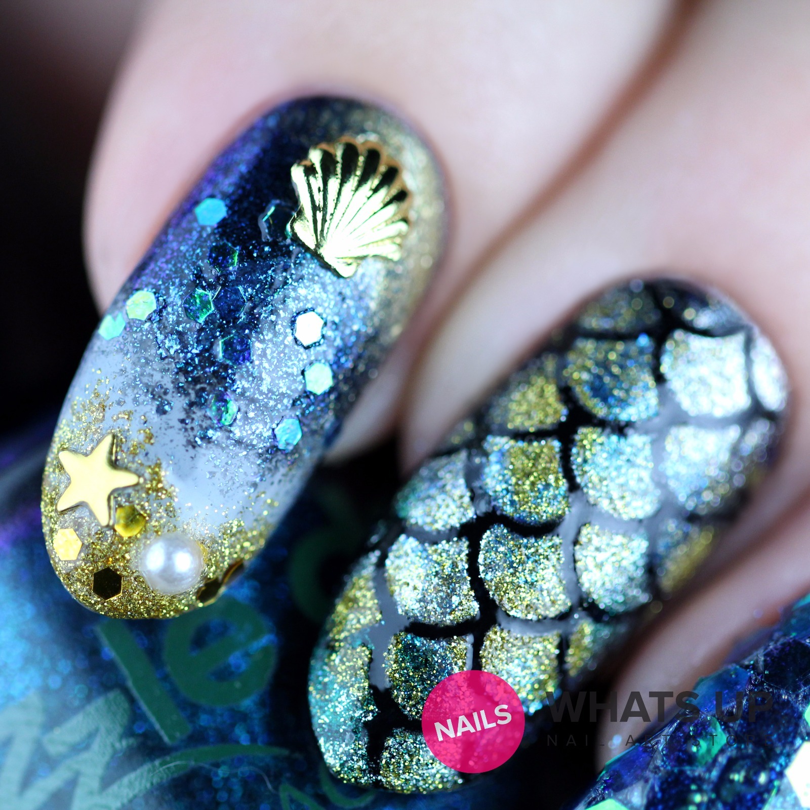 Scales mermaid stencils, scale stickers for nail art, nail vinyls