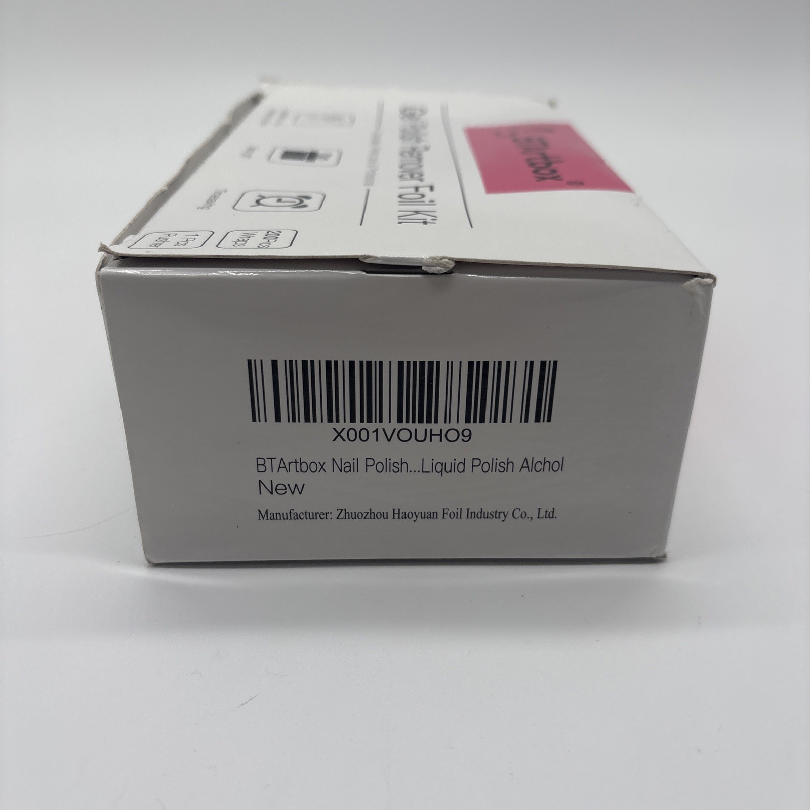 BT Art Box Gel Polish Remover Foil Kit-Nail Soak Off Wraps Open Box