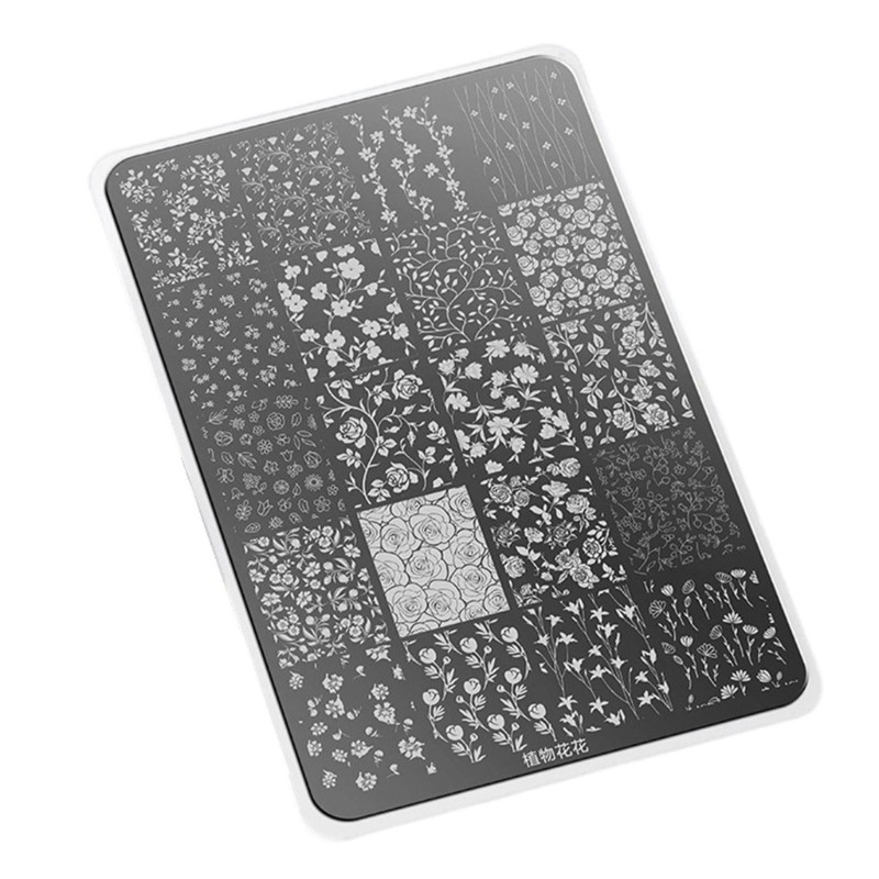 Artistic Nail Design Transfer Plates Precise Carved Patterns Nail Stamping Plate