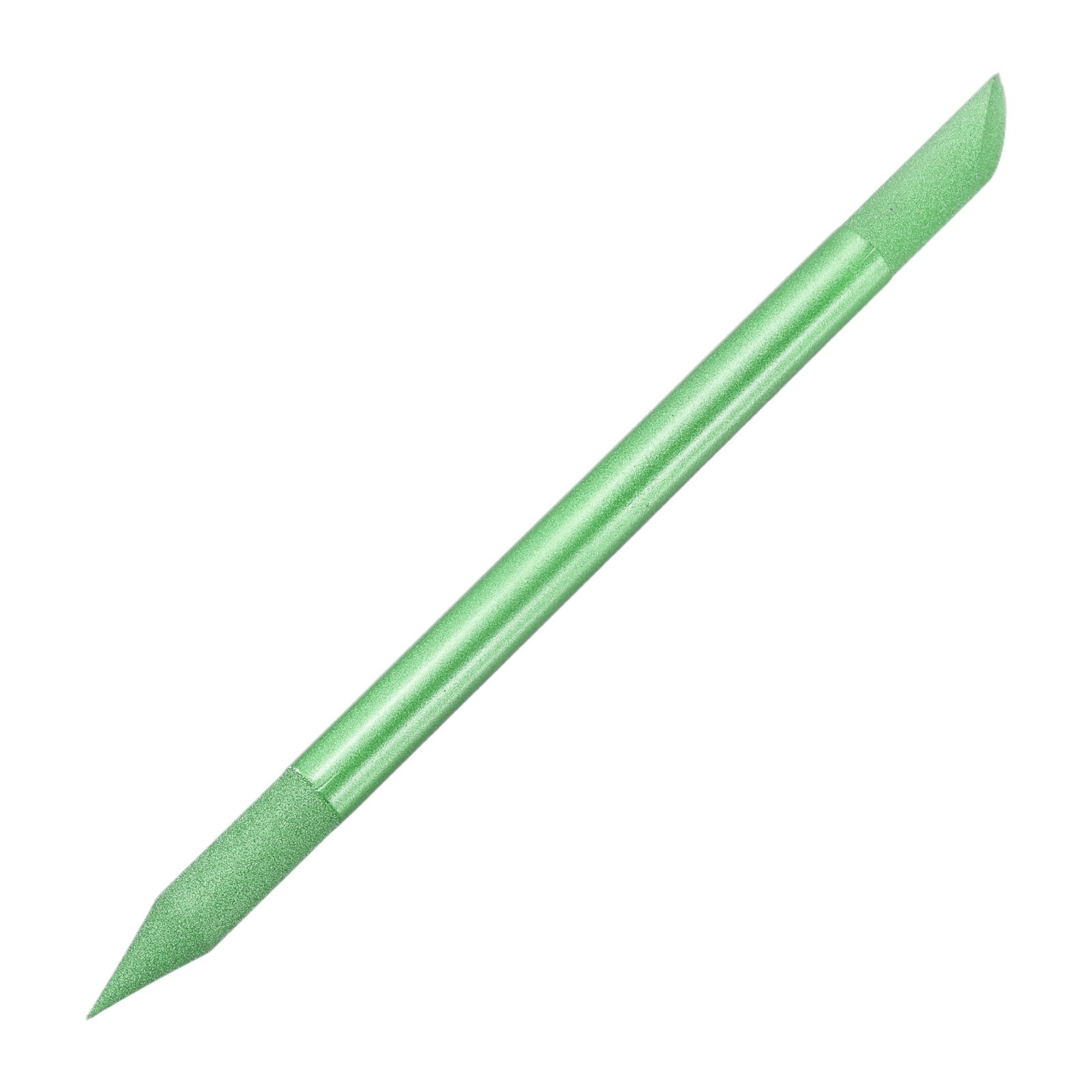 Glass Cuticle Pusher Crystal Manicure Stick for Nail Care, Green