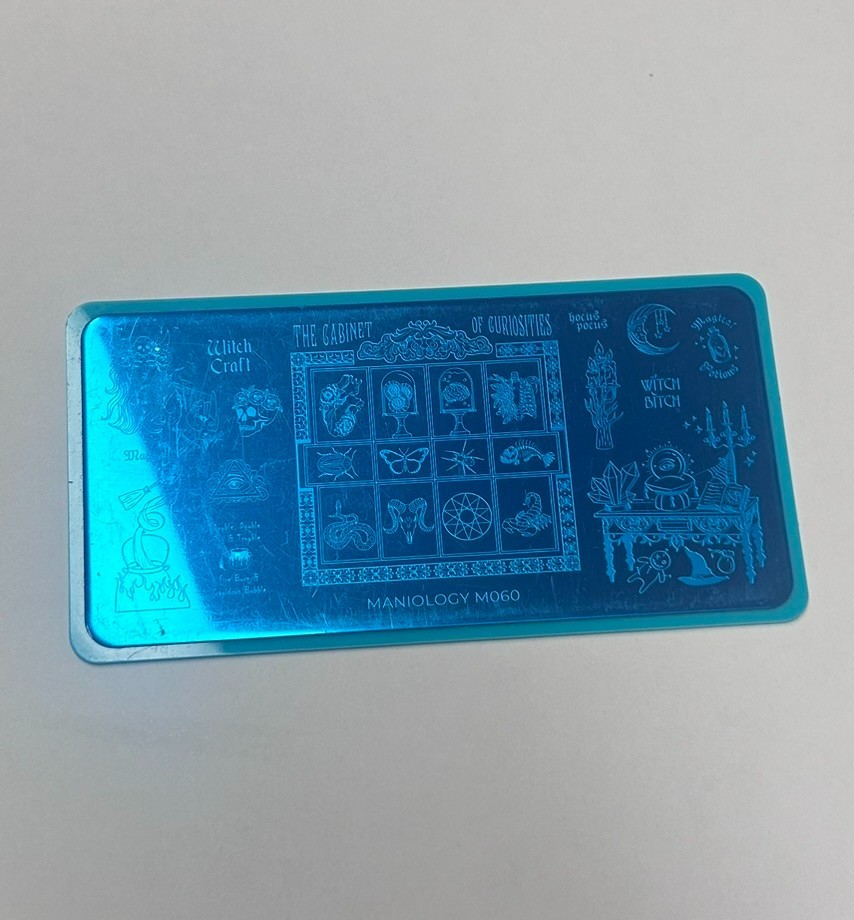 Maniology M060 House of Horrors Witch Craft Cabinet Curiosities Nail Stamp Plate