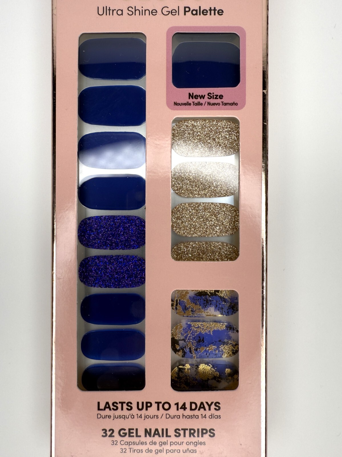 3 Dashing Diva Nail Strips Blue Vixen Galaxy Unknown Amber Asteroid