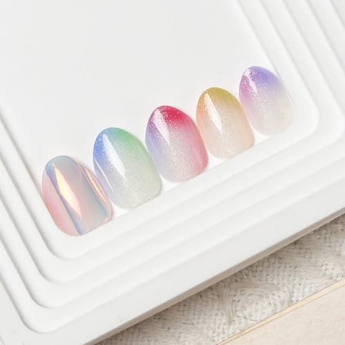 Cute Press on Nails for Kids,Girls Trendy Stuff Fake Nail Kit for Multicolor