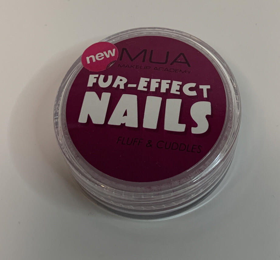MUA Fur Effect Nails – Fuzzy Fluff – HOT PINK- Purple Nails – Purple Nail fluff
