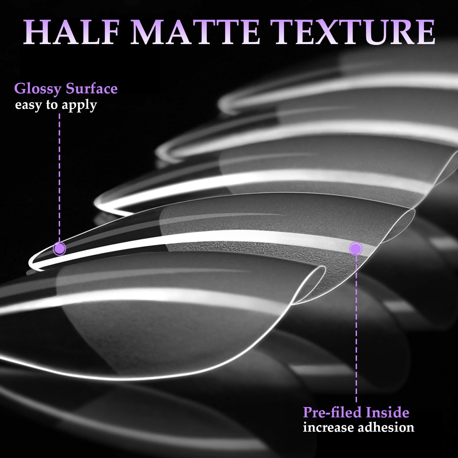 Soft Gel Nail Tips Short Almond Coffin Ballerina Nails Kit, 3 Styles 360PCS F…