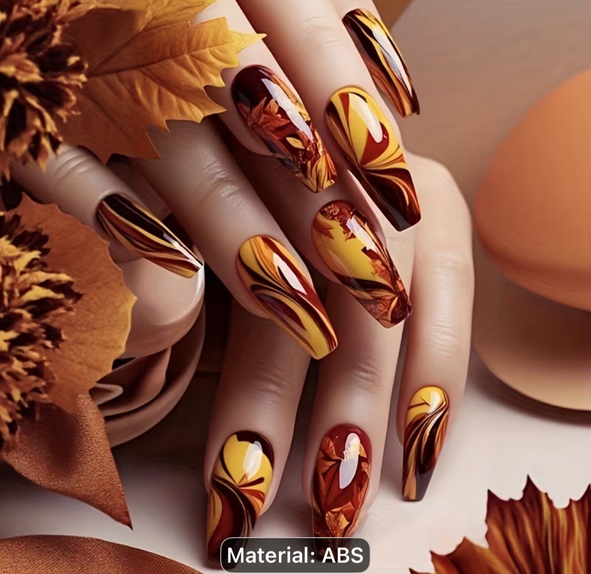 8 Sets Women oval shaped fake nails, print of leopard, zebra, cow, tiger, etc.