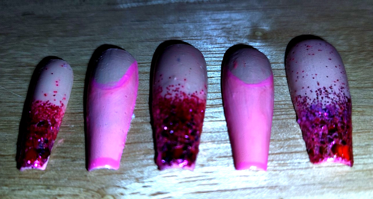 Kawaii Press on Nails |Pink Rose XLarge Kit |Gel Handmade Reusable