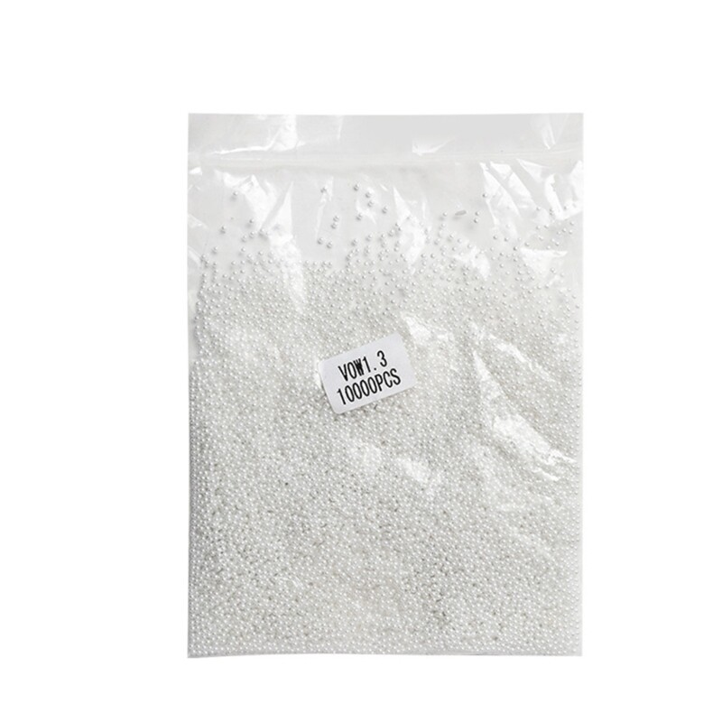 10000 Nails Art Beads,Flat Back Half Round Pearls,Nails Art Accessories